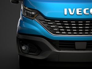 iveco daily crew cab l3 chassis 2020 3D Model