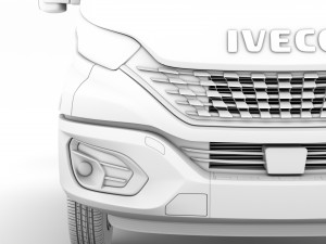 iveco daily crew cab l3 chassis 2020 3D Model