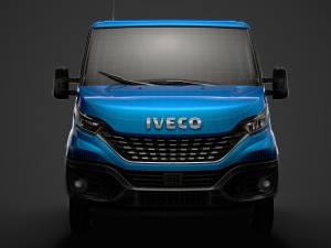 iveco daily crew cab l3 chassis 2020 3D Model