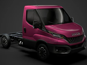 iveco daily tek kabin l1 şasi 2020 3D Model