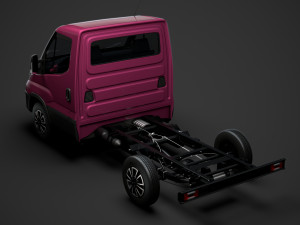 iveco daily single cab l1 chassis 2020 3D मॉडल