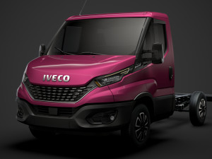 iveco daily single cab l1 chassis 2020 3D मॉडल