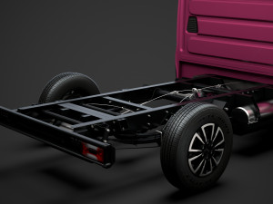 iveco daily single cab l1 chassis 2020 3D मॉडल