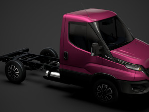iveco daily single cab l1 chassis 2020 3D मॉडल