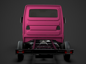 iveco daily single cab l1 chassis 2020 3D मॉडल