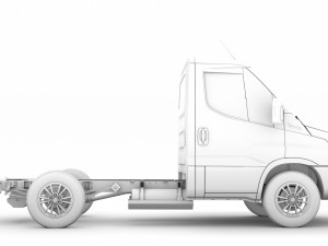 iveco daily single cab l1 chassis 2020 3D मॉडल