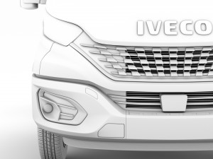 iveco daily single cab l1 chassis 2020 3D मॉडल