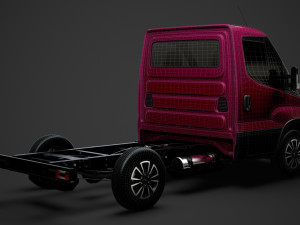 iveco daily single cab l1 chassis 2020 3D मॉडल