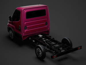 iveco daily single cab l1 chassis 2020 3D मॉडल