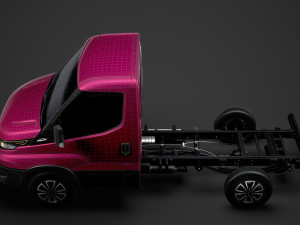 iveco daily single cab l1 chassis 2020 3D मॉडल