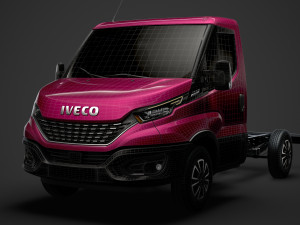 iveco daily single cab l1 chassis 2020 3D मॉडल