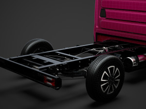 iveco daily single cab l1 chassis 2020 3D मॉडल