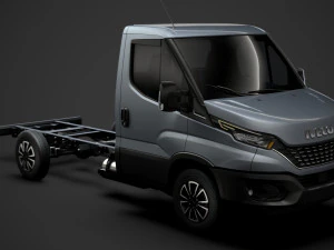 sasis iveco daily single cab l2 2020 Model 3D