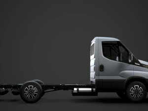 iveco daily single cab l2 chassis 2020 3D Model