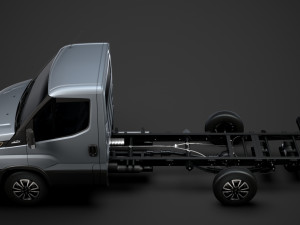 iveco daily single cab l2 chassis 2020 3D 模型