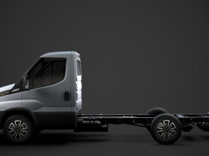 iveco daily single cab l2 chassis 2020 3D 模型