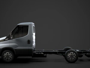 iveco daily single cab l2 chassis 2020 3D Model