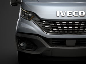 iveco daily single cab l2 chassis 2020 3D 模型