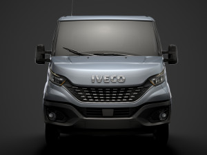 iveco daily single cab l2 chassis 2020 3D 模型