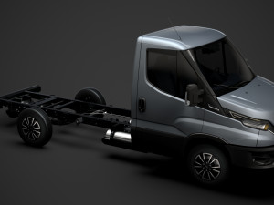 iveco daily single cab l2 chassis 2020 3D 模型