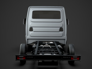 iveco daily single cab l2 chassis 2020 3D 模型