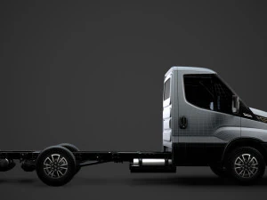 iveco daily single cab l2 chassis 2020 3D Model