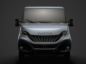 iveco daily single cab l2 chassis 2020 3D 模型