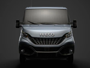iveco daily single cab l2 chassis 2020 3D Model