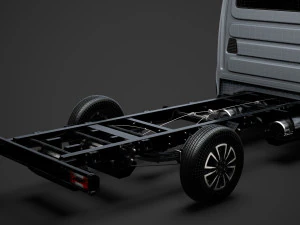 iveco daily single cab l2 chassis 2020 3D Model