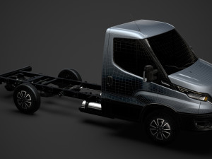 iveco daily single cab l2 chassis 2020 3D 模型