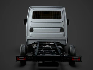 iveco daily single cab l2 chassis 2020 3D Model
