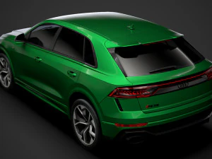 audi rs q8 2020 Modello 3D
