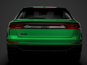 audi rs q8 2020 Modello 3D