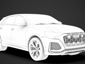 audi rs q8 2020 Modello 3D