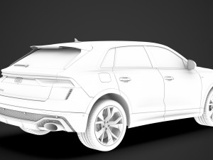 audi rs q8 2020 Modello 3D