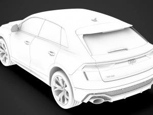 audi rs q8 2020 Modello 3D
