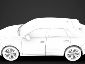 audi rs q8 2020 Modello 3D