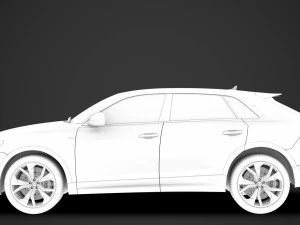 audi rs q8 2020 Modello 3D