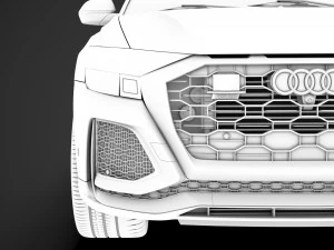 audi rs q8 2020 Modello 3D