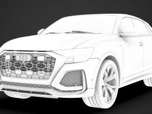 audi rs q8 2020 Modello 3D