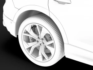 audi rs q8 2020 Modello 3D