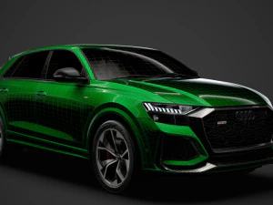 audi rs q8 2020 Modello 3D
