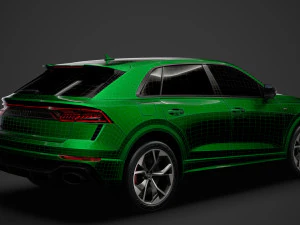 audi rs q8 2020 Modello 3D