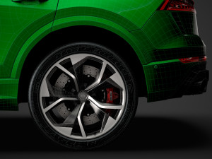 audi rs q8 2020 Modello 3D