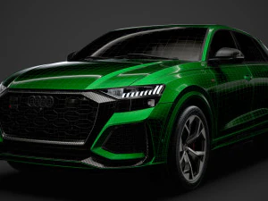 audi rs q8 2020 Modello 3D
