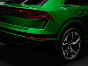 audi rs q8 2020 Modello 3D
