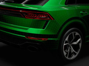 audi rs q8 2020 Modello 3D