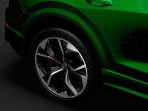 audi rs q8 2020 Modello 3D