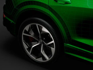 audi rs q8 2020 Modello 3D