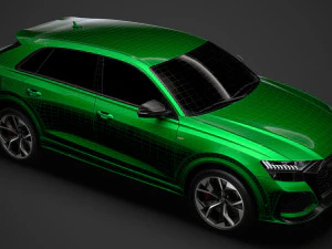 audi rs q8 2020 Modello 3D